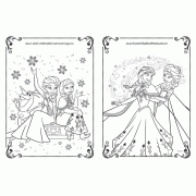 FROZEN - SISTERS FOREVER + ปากกามาร์คเกอร์พร้อมตัวปั๊มแบบลูกกลิ้ง